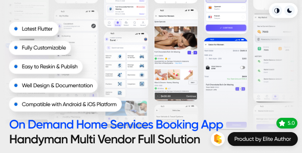 Fixora on demand home services app source code preview