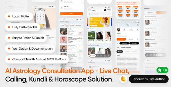 AstroSpace astrology consultation app source code preview