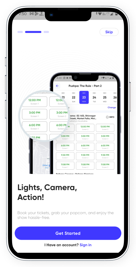 BookMyMovie BookMyShow clone cinema booking app screenshot 3 thumbnail