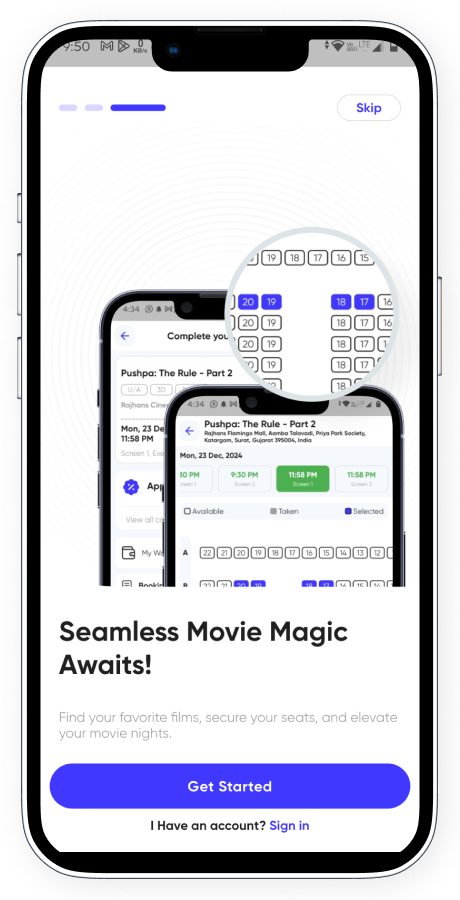 BookMyMovie BookMyShow clone cinema booking app screenshot 4 thumbnail