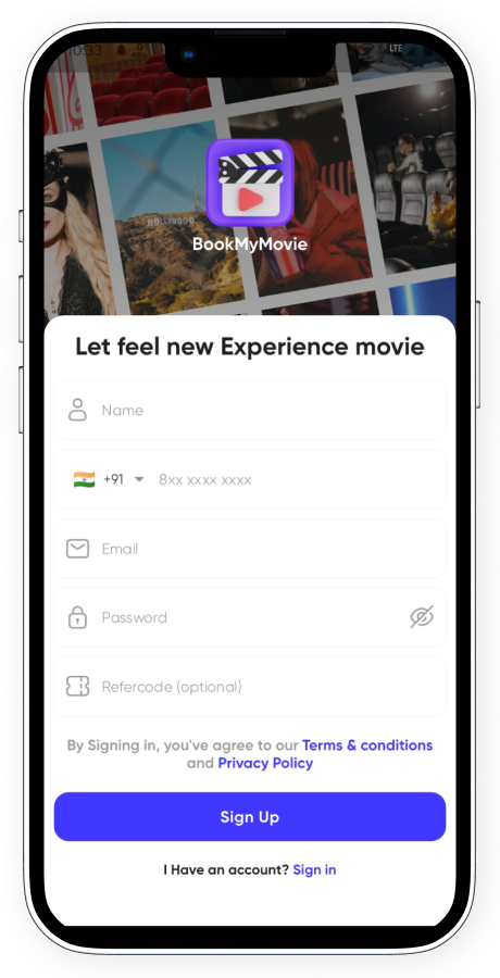 BookMyMovie BookMyShow clone cinema booking app screenshot 6 thumbnail