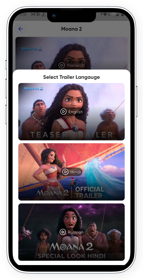 BookMyMovie BookMyShow clone cinema booking app screenshot 16 thumbnail