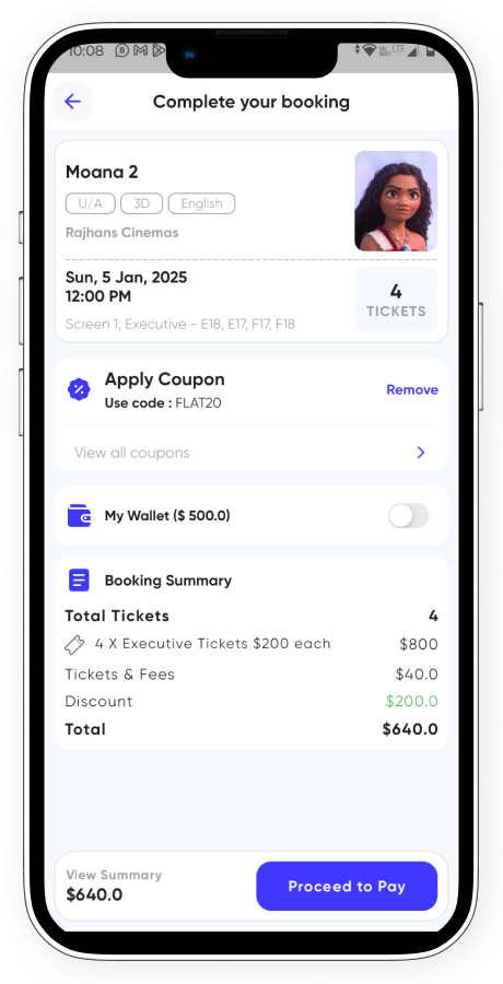 BookMyMovie BookMyShow clone cinema booking app screenshot 22 thumbnail