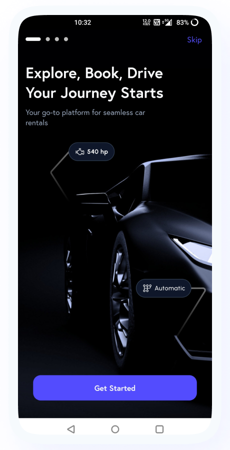 CarLink - Car Rental Booking App | Rent a Car | Taxi and Self Drive Car Renting | Complete Solution Screenshot 2 thumbnail