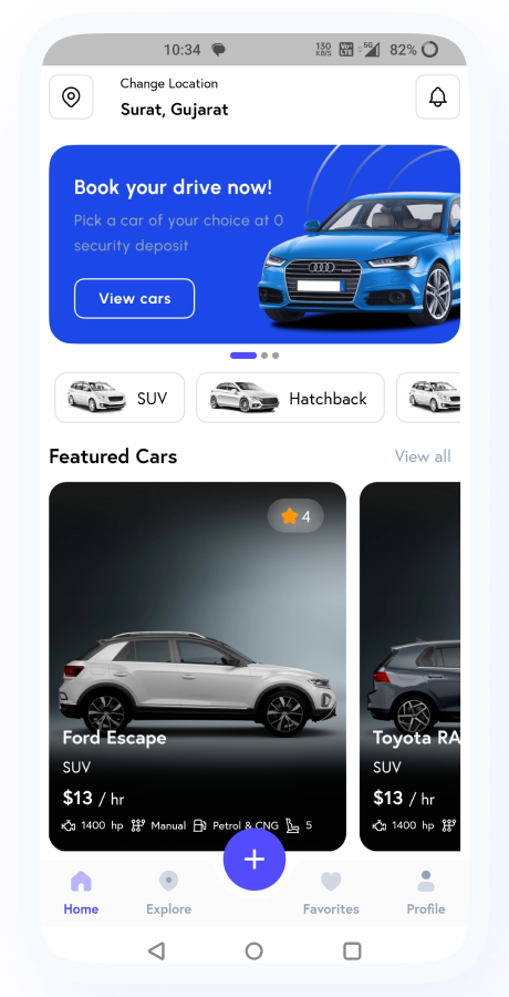 CarLink - Car Rental Booking App | Rent a Car | Taxi and Self Drive Car Renting | Complete Solution Screenshot 11 thumbnail