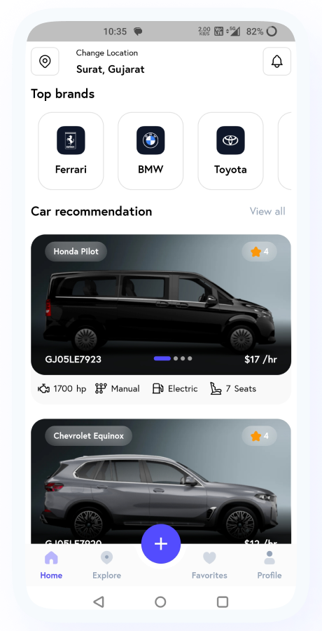CarLink - Car Rental Booking App | Rent a Car | Taxi and Self Drive Car Renting | Complete Solution Screenshot 12 thumbnail