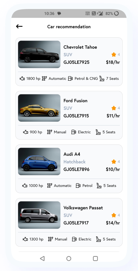 CarLink - Car Rental Booking App | Rent a Car | Taxi and Self Drive Car Renting | Complete Solution Screenshot 14 thumbnail