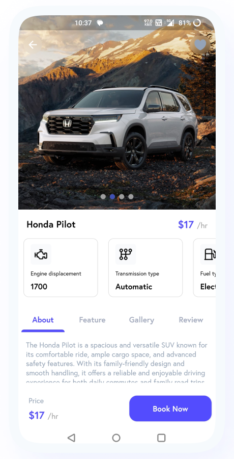 CarLink - Car Rental Booking App | Rent a Car | Taxi and Self Drive Car Renting | Complete Solution Screenshot 16 thumbnail