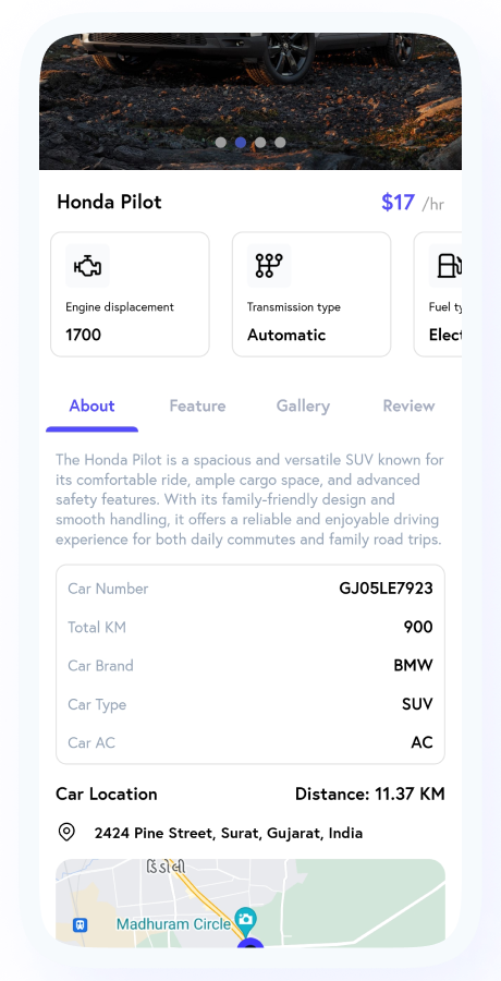 CarLink - Car Rental Booking App | Rent a Car | Taxi and Self Drive Car Renting | Complete Solution Screenshot 17 thumbnail