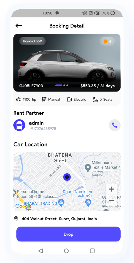 CarLink - Car Rental Booking App | Rent a Car | Taxi and Self Drive Car Renting | Complete Solution Screenshot 29 thumbnail