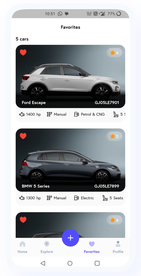 CarLink - Car Rental Booking App | Rent a Car | Taxi and Self Drive Car Renting | Complete Solution Screenshot 35 thumbnail