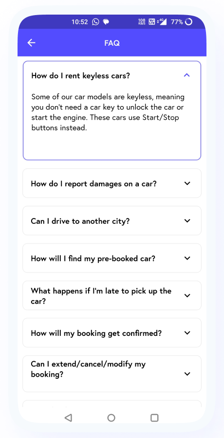 CarLink - Car Rental Booking App | Rent a Car | Taxi and Self Drive Car Renting | Complete Solution Screenshot 42 thumbnail