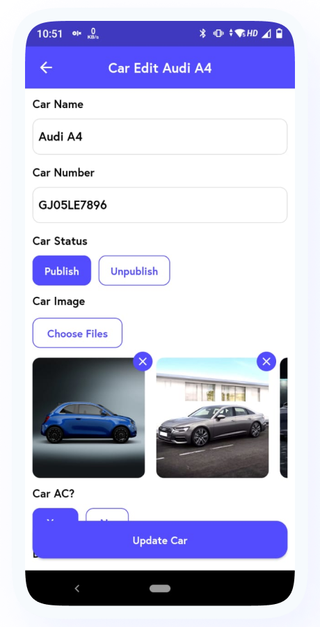 CarLink - Car Rental Booking App | Rent a Car | Taxi and Self Drive Car Renting | Complete Solution Screenshot 54 thumbnail