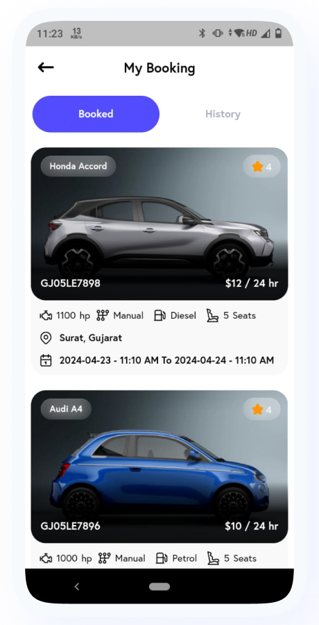 CarLink - Car Rental Booking App | Rent a Car | Taxi and Self Drive Car Renting | Complete Solution Screenshot 55 thumbnail