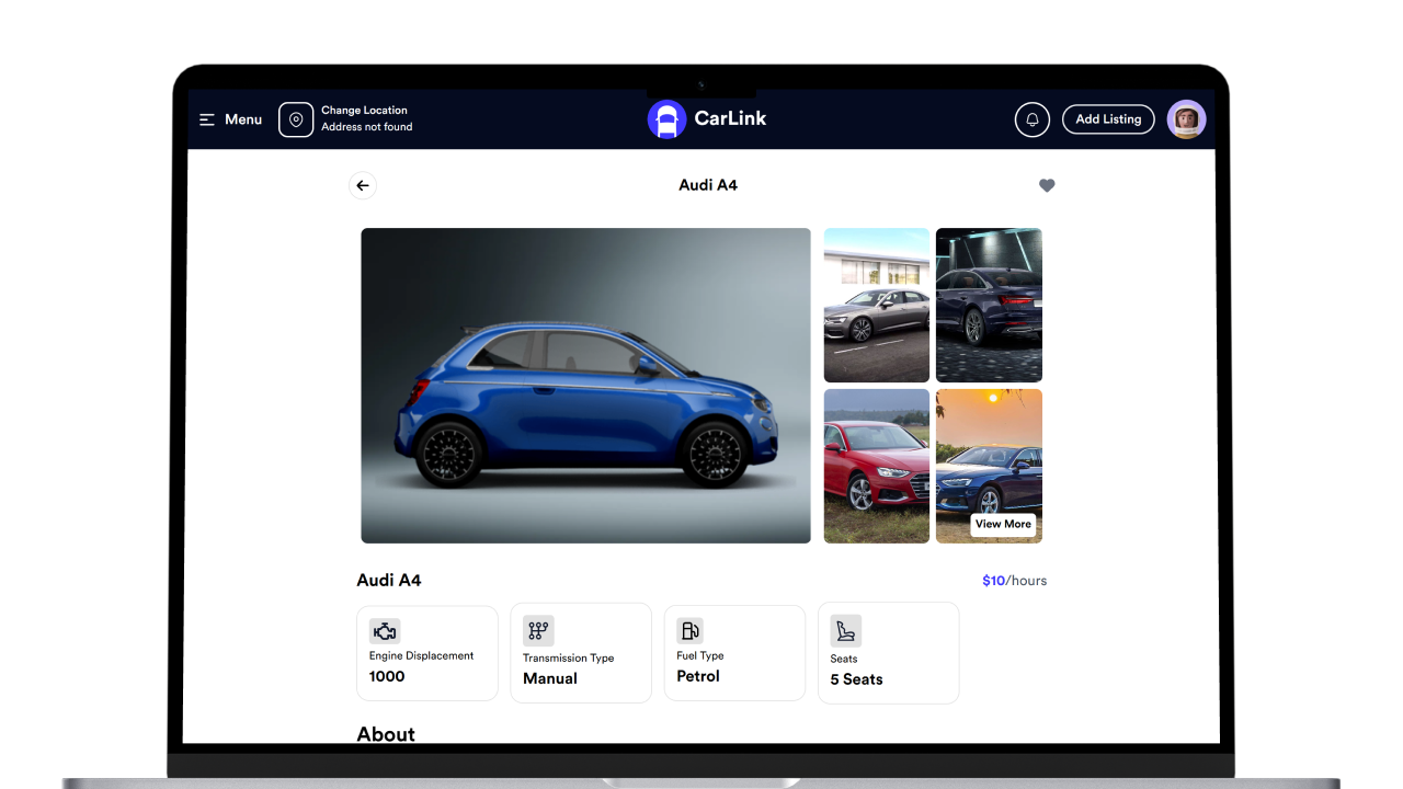 CarLink - Car Rental Booking System - Multivendor Vehicle Hire Platform - Online Car Reservation Screenshot 5 thumbnail