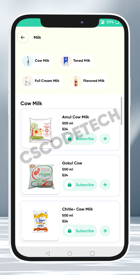 DailyMilk dairy subscription customer and delivery app screenshot 7 thumbnail