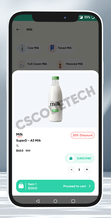 DailyMilk dairy subscription customer and delivery app screenshot 8 thumbnail