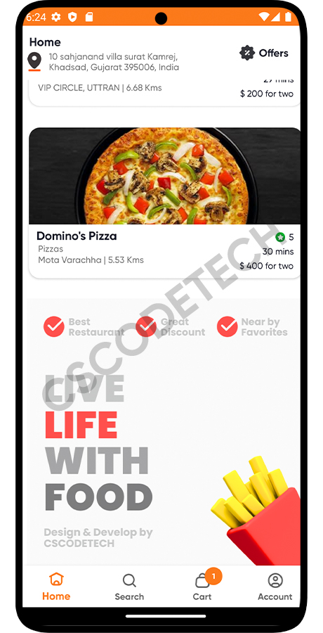 Eatggy multi restaurant food delivery app screenshot 3 thumbnail