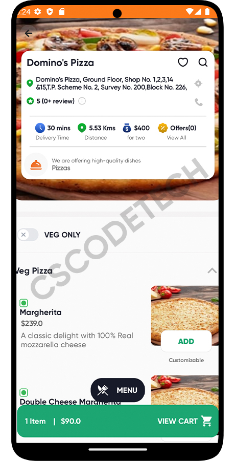 Eatggy multi restaurant food delivery app screenshot 4 thumbnail