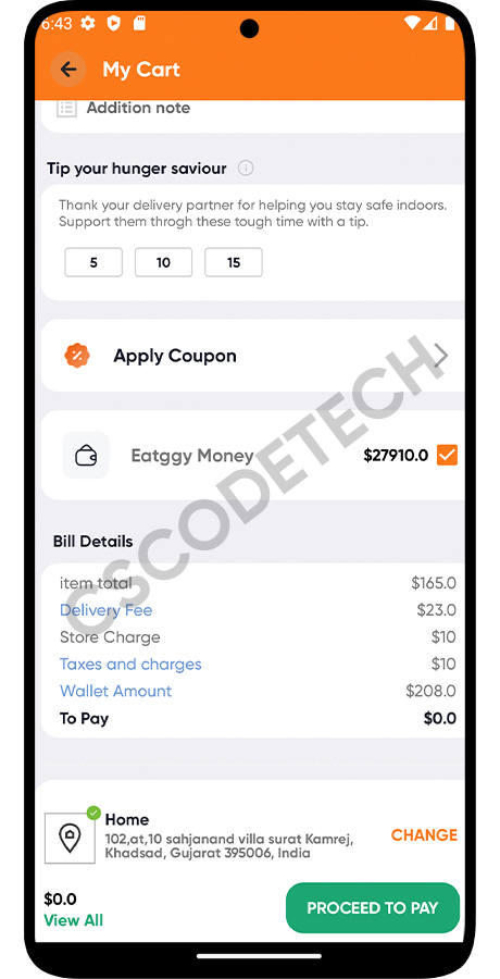Eatggy multi restaurant food delivery app screenshot 15 thumbnail