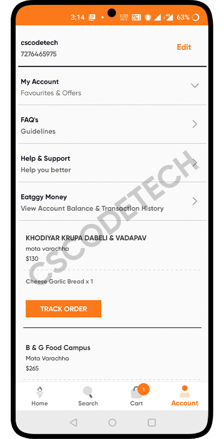 Eatggy multi restaurant food delivery app screenshot 20 thumbnail
