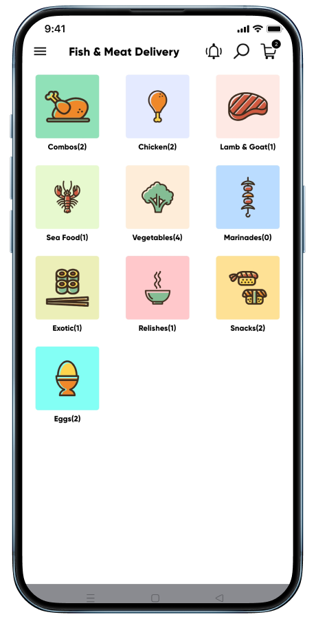 Fish And Meat Online Delivery Android App with Interactive Admin Panel Screenshot 8 thumbnail