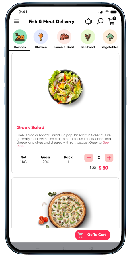 Fish And Meat Online Delivery Android App with Interactive Admin Panel Screenshot 9 thumbnail