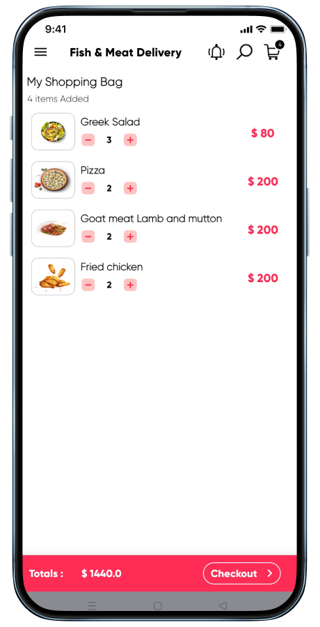 Fish And Meat Online Delivery Android App with Interactive Admin Panel Screenshot 10 thumbnail