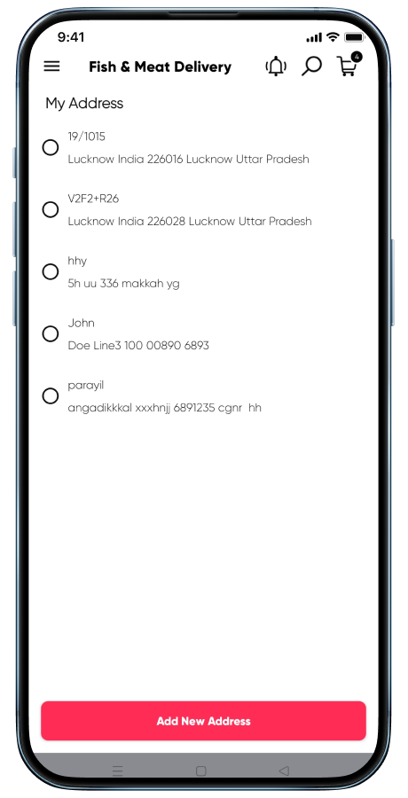 Fish And Meat Online Delivery Android App with Interactive Admin Panel Screenshot 11 thumbnail