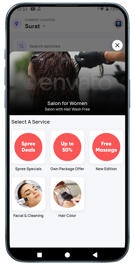 Fixora UrbanClap clone home service app screenshot 2 thumbnail