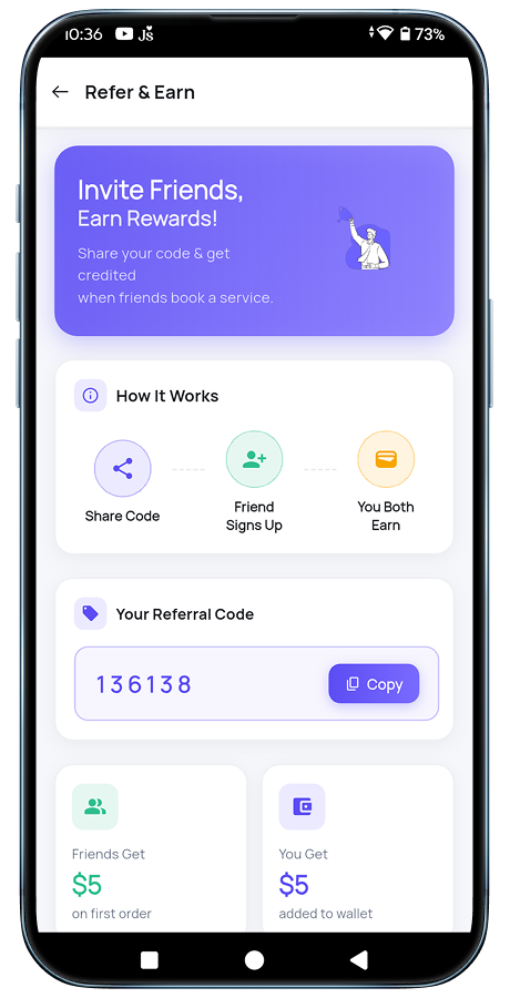 Fixora UrbanClap clone home service app screenshot 10 thumbnail