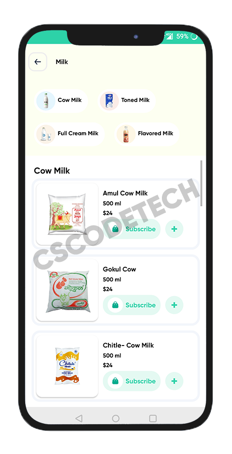 Fresh Fast online grocery delivery Android app screenshot 7 thumbnail