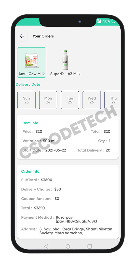 Fresh Fast online grocery delivery Android app screenshot 16 thumbnail