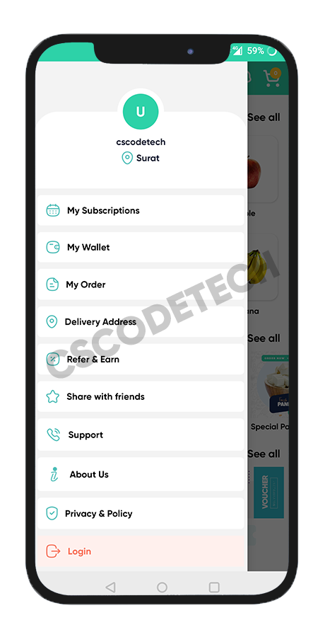 Fresh Fast online grocery delivery Android app screenshot 19 thumbnail