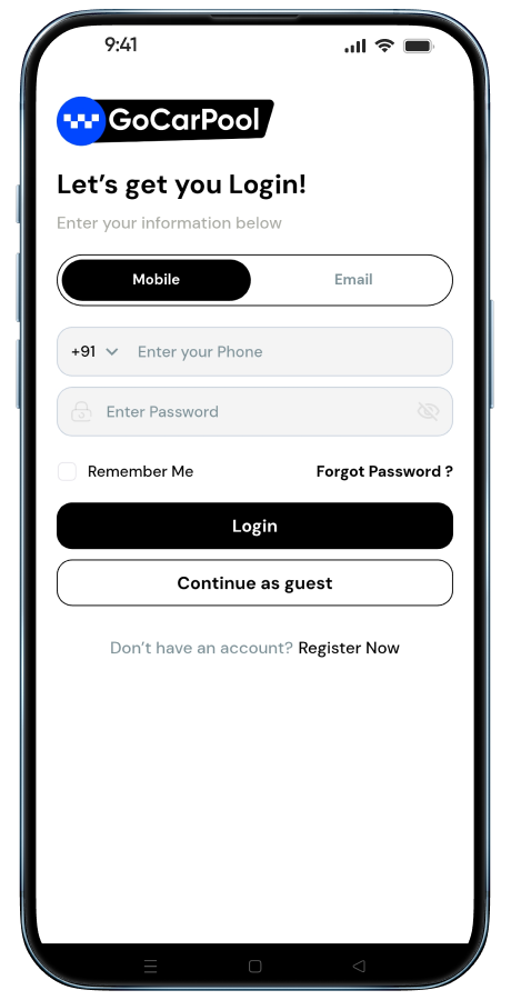GoCarPool – Ride Sharing & Carpooling Platform | Complete Booking Solution & Trip Management System Screenshot 5 thumbnail
