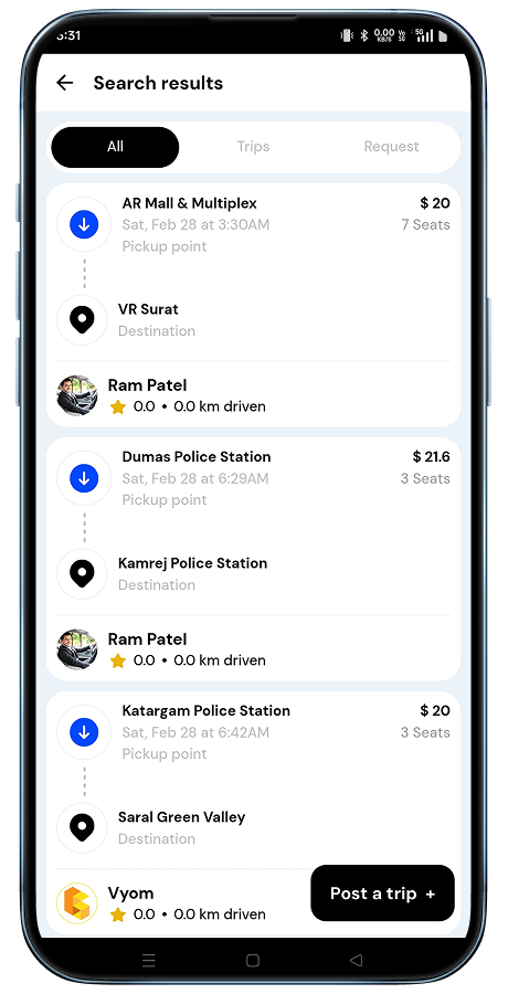 GoCarPool – Ride Sharing & Carpooling Platform | Complete Booking Solution & Trip Management System Screenshot 12 thumbnail