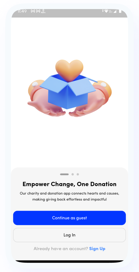 GoFund - Donation, Crowdfunding, Charity & Fundraising App | Raise Funds | Flutter Complete Solution Screenshot 2 thumbnail