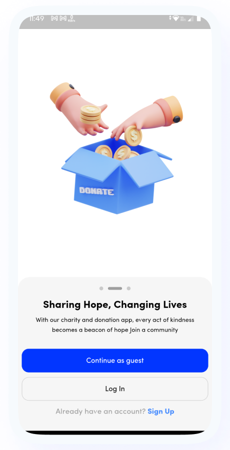 GoFund - Donation, Crowdfunding, Charity & Fundraising App | Raise Funds | Flutter Complete Solution Screenshot 3 thumbnail