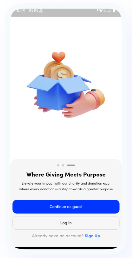GoFund - Donation, Crowdfunding, Charity & Fundraising App | Raise Funds | Flutter Complete Solution Screenshot 4 thumbnail