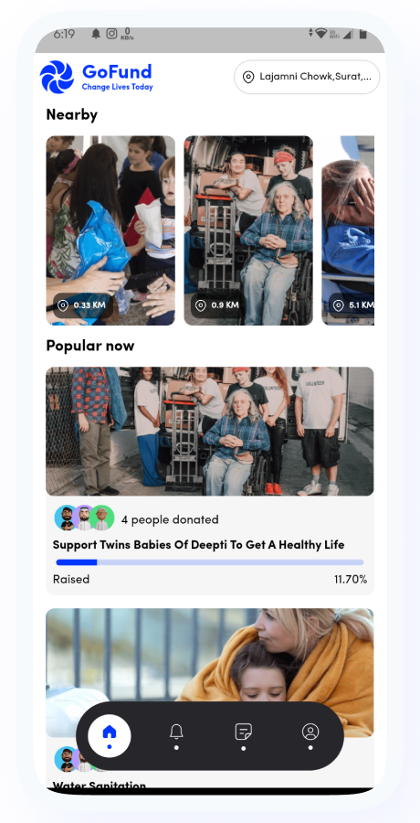 GoFund - Donation, Crowdfunding, Charity & Fundraising App | Raise Funds | Flutter Complete Solution Screenshot 13 thumbnail