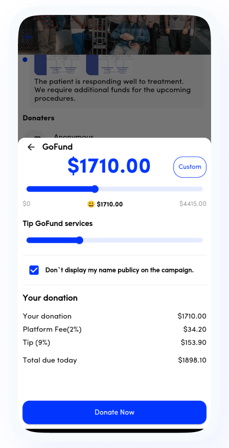 GoFund - Donation, Crowdfunding, Charity & Fundraising App | Raise Funds | Flutter Complete Solution Screenshot 18 thumbnail
