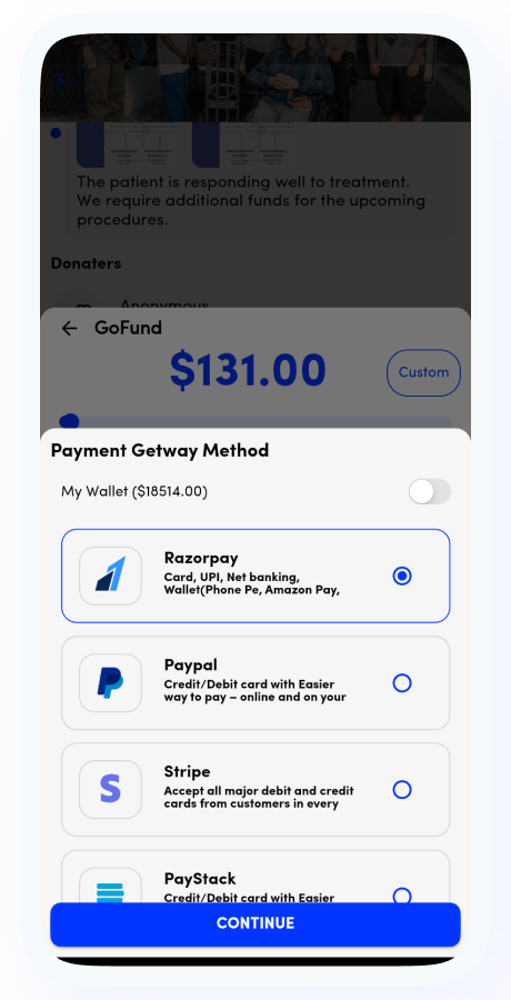 GoFund - Donation, Crowdfunding, Charity & Fundraising App | Raise Funds | Flutter Complete Solution Screenshot 20 thumbnail