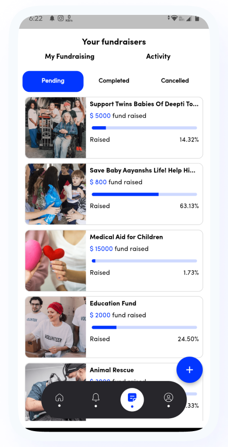 GoFund - Donation, Crowdfunding, Charity & Fundraising App | Raise Funds | Flutter Complete Solution Screenshot 23 thumbnail