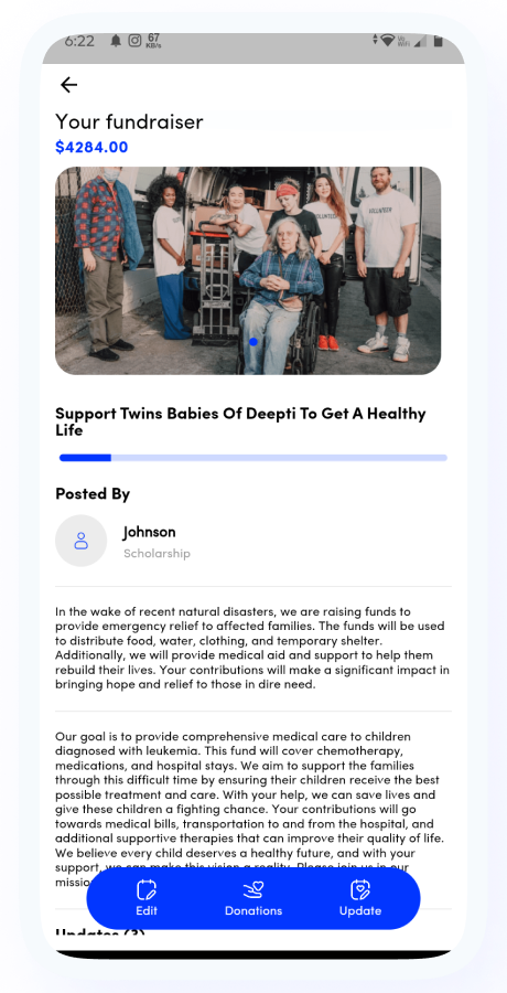 GoFund - Donation, Crowdfunding, Charity & Fundraising App | Raise Funds | Flutter Complete Solution Screenshot 31 thumbnail
