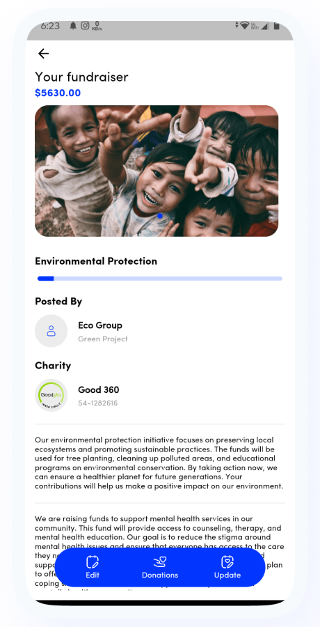 GoFund - Donation, Crowdfunding, Charity & Fundraising App | Raise Funds | Flutter Complete Solution Screenshot 32 thumbnail