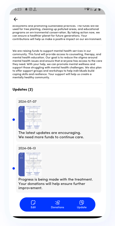 GoFund - Donation, Crowdfunding, Charity & Fundraising App | Raise Funds | Flutter Complete Solution Screenshot 33 thumbnail