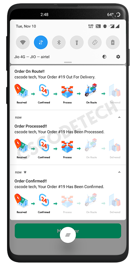 GoGreen - Food, Grocery, Pharmacy Multi Store(Vendor) Android App with Interactive Admin Panel Screenshot 15 thumbnail