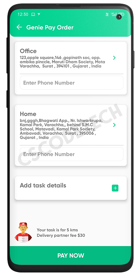 GoGreen - Food, Grocery, Pharmacy Multi Store(Vendor) Android App with Interactive Admin Panel Screenshot 19 thumbnail