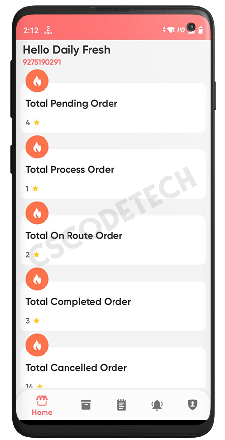 GoGreen - Food, Grocery, Pharmacy Multi Store(Vendor) Android App with Interactive Admin Panel Screenshot 21 thumbnail