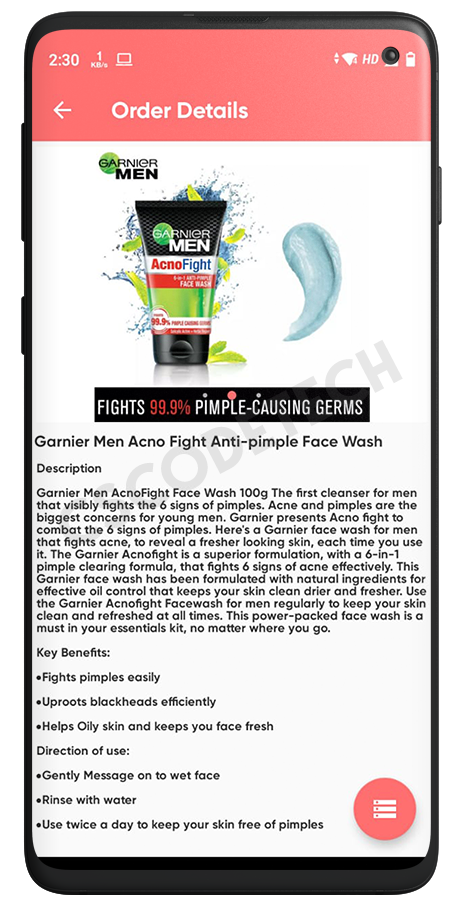 GoGreen - Food, Grocery, Pharmacy Multi Store(Vendor) Android App with Interactive Admin Panel Screenshot 23 thumbnail